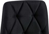 thumbnail of CHEFGASTRO 2er Set Esszimmerstuhl BUENOS AIRES Stoff HxBxT 85x45x55cm Schwarz Küchenstuhl