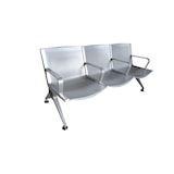 thumbnail of Banc en métal pour salle d’attente, sièges de bureau, bancs en acier pour le studio professionnel et salle d’attente 3 places