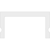 thumbnail of EVN Lichttechnik Kunststoff-Abdeckprofil KAM 100 KAM100