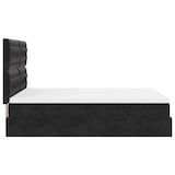 thumbnail of vidaXL Ottoman-Bett mit Matratzen & LEDs Schwarz 140x190 cm Samt