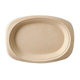 thumbnail of PAPSTAR 500 Teller, Zuckerrohr "pure" oval 23 cm x 16 cm x 2 cm natur
