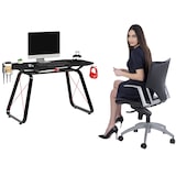 thumbnail of GT10 GAMING-bureau Studietafel voor computer-pc, ergonomisch ontwerp en accessoirehouder