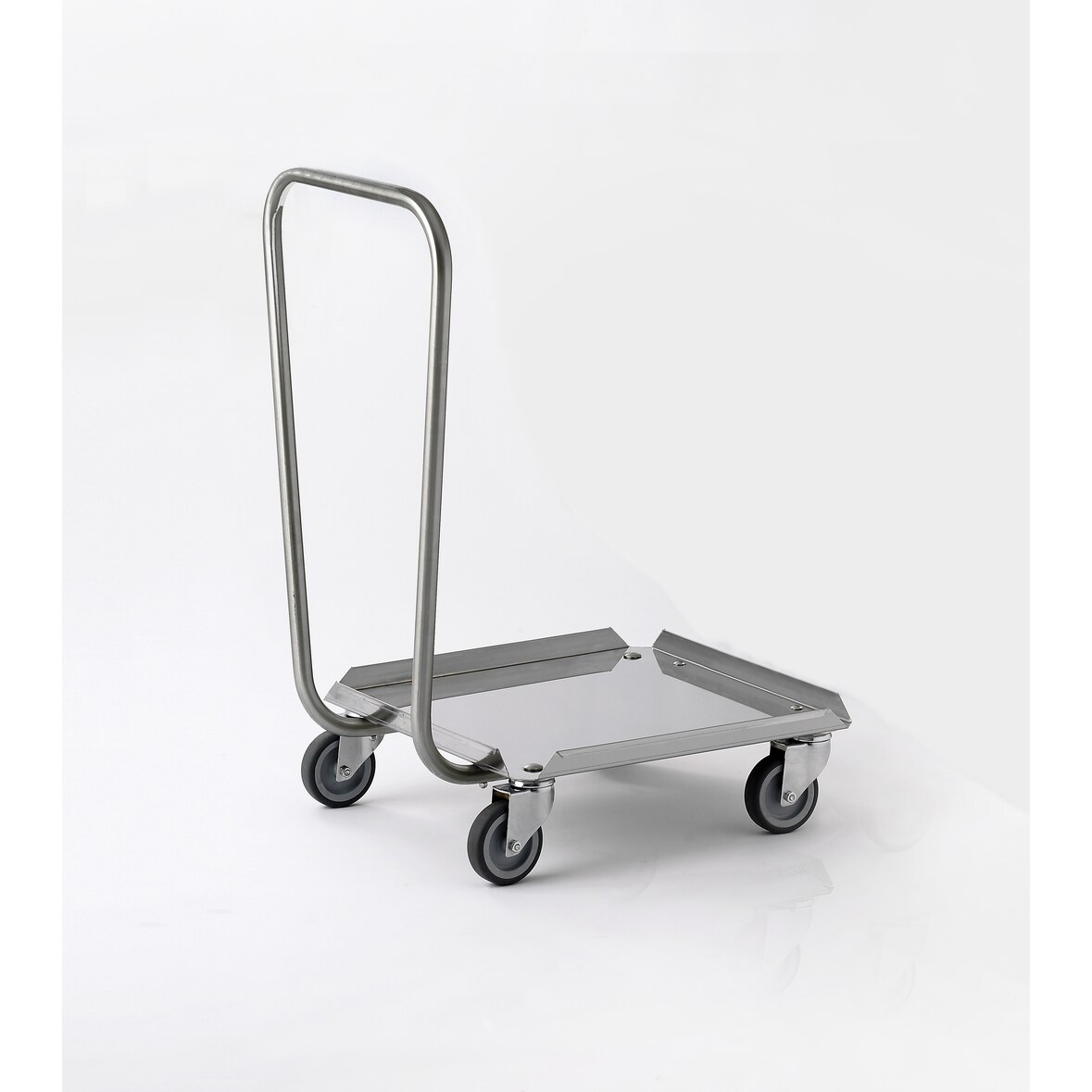 Tournus Transportwagen / Rollgestell für Körbe 500x500mm mit Edelstahlgriff