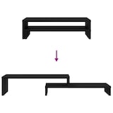 thumbnail of vidaXL Monitorständer Schwarz Eichen-Optik 54x22x15 cm Holzwerkstoff