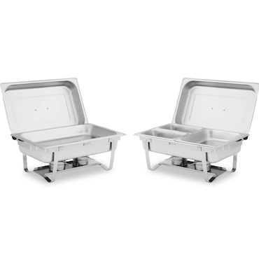 Royal Catering Chafing Dish en Set de dos piezas - 2 x 8 L - con  contenedor GN -