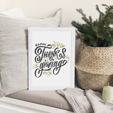 thumbnail of Securit® "Woody“ Wandtafel – Weiß lackiertes Holz – 2 Kreidemarker und Befestigung inklusive – 30x40cm