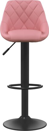 thumbnail of Barhocker DUKE höhenverstellbar 2er Set Rosa Samt | Barstühle drehbar Küchenhocker Thekenhocker für Küche Hausbar