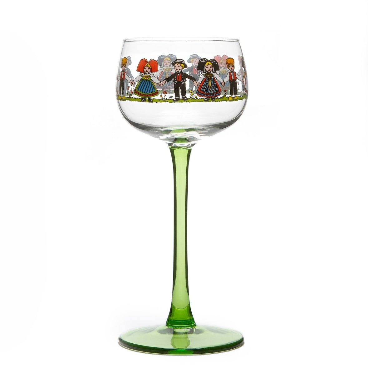 Verres à Vin d'Alsace décor Hansi  X 6   Everyverre