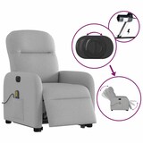 thumbnail of vidaXL Massagesessel mit Aufstehhilfe Elektrisch Wolkengrau Stoff