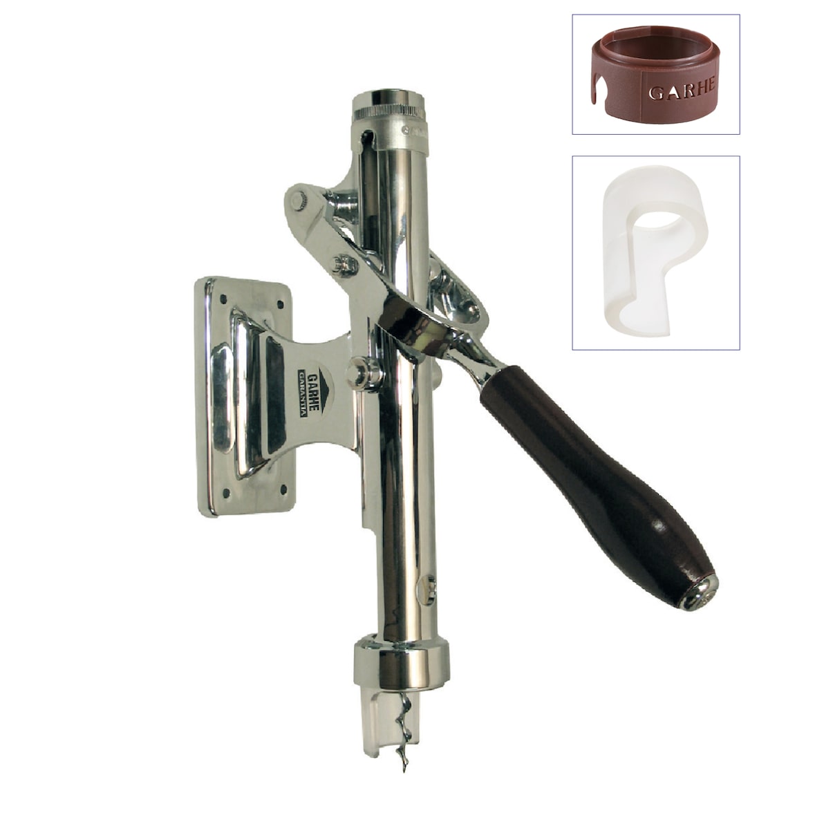 Sacacorchos de pared macizo