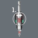 thumbnail of WERA   Schrauberbit Kreuz, Pozidriv PZ2, L25mm, 6,4mm(¼)