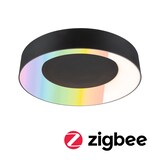 thumbnail of Paulmann Plafonnier LED Smart Home Zigbee 3.0 Casca IP44  RGBW+ 1750lm 230V 20W gradable Noir mat 75416