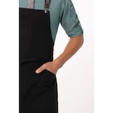 thumbnail of Chef Works® BERKELEY Latzschürze inkl. Träger, Samtschwarz