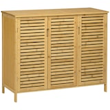 thumbnail of Mueble zapatero de recibidor armario zapatero con 3 puertas estantes ajustables para 16 pares de zapatos antivuelco para pasillo entrada 100x35x80 cm