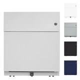 thumbnail of BISLEY Note Rollcontainer mit 2 Schüben aus Metall abschließbar in lichtgrau - Bürocontainer mit Universalschublade & Hängeregistratur, Container mit