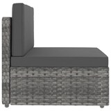 thumbnail of vidaXL 4-tlg. Garten-Lounge-Set Poly Rattan Grau