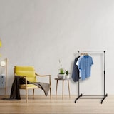 thumbnail of Storage solutions Kledingrek met wielen enkele stang 80x42x(90-165) cm