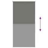 thumbnail of vidaXL Verdunkelungsrollo Grau 75x130 cm Stoffbreite 70,7 cm Polyester