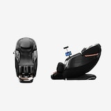 thumbnail of 4D Ganzkörper Massagesessel, Mit Heizfunktion, Tiefenmassage, für den ganzen Körper geeignet, Bluetooth SL Schienen Schwarz L155xB76xH116cm /G6Hei/