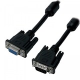 thumbnail of MCL - Rallonge S-VGA HD15 mâle /femelle surblindé 3 coax + 9 fils 10m Noir