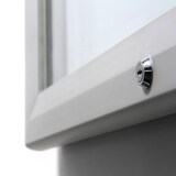 thumbnail of Bacheca per esterno certificata IP56 e ESG. Fondo magnetico e scrivibile,chiusura di sicurezza con chiavi. Misura 9XA4