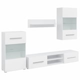 thumbnail of Juego de muebles de salón 5 piezas con iluminación LED blanco