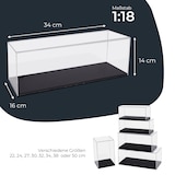 thumbnail of Acryl Vitrine für Modellautos, Figuren, HMF 46804, 34 x 16 x 14 cm