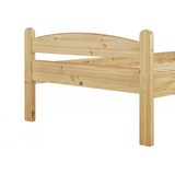 thumbnail of Einzelbett Futonbett 80x200 Massivholzbett Kiefer natur Bettrahmen Singlebett Rollrost 60.32-08