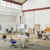 thumbnail of Armário com portas 78x90x45cm estrutura lateral + prateleiras cor cinza / tampa + frente cor cinza