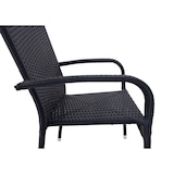 thumbnail of METRO PROFESSIONAL Armlehnstuhl stapelbar Mohim, Stahl/Polyrattan, schwarz