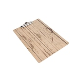 thumbnail of Porte-menu plaque effet bois clair Olympia - A5