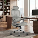 thumbnail of CLP Silla de oficina Jenson Tejido de red HBT: 109x71x72 cm Gris