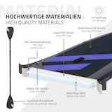 thumbnail of ECD Germany Aufblasbares SUP Board mit Kajaksitz 320 × 82 × 15 cm Schwarz – Komplettset mit Pumpe, Tragetasche & Zubehör, PVC Board bis 120 kg, Surf-