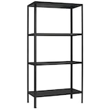 thumbnail of Etagère Métallique Emboîtable 4 tablettes 60 kg de charge par niveau 180 x 80 x 40 cm noir-structure