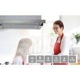 thumbnail of PKM Flachschirmhaube KHU-60EB 60cm Dunstabzugshaube ausziehbar Edelstahlblende