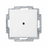 thumbnail of BUSCH-BALANCE SI Tragring, Blindabdeckung, alpinweiß, glänzend, Krallen-/Schraubbefestigung, ohne Beschriftungsfeld