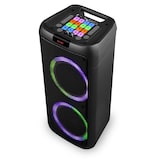 thumbnail of Enceinte DJ - Party Karaoké SUNSET 208 - 600W USB/SD/PC Bluetooth, Micro filaire, 2x Boomer à LED RVB, 2 Soucoupes Ovni