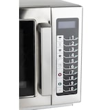 thumbnail of Menumaster Rcs511Ts Micro-ondes avec 100 programmes de cuisson en acier inoxydable