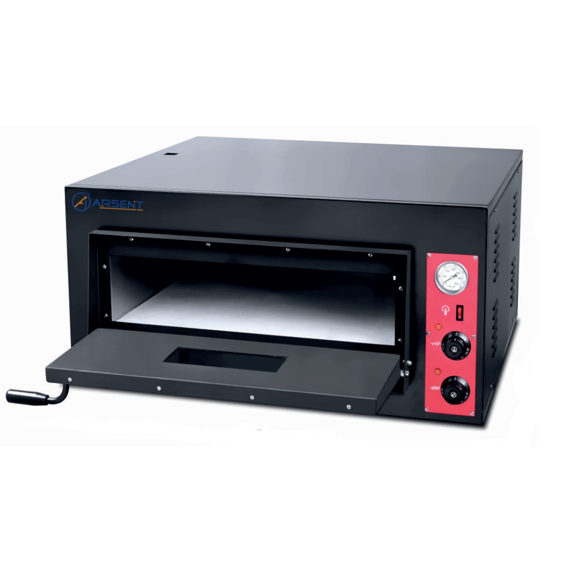 Horno industrial para pizzas a gas 1 cámara para 4 pizzas de Ø300mm