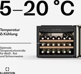 thumbnail of Klarstein Vinsider Victoria 28 Weinkühlschrank | 28 Flaschen | Touch | UV-Schutz | LED | leise | 2 Regale Vintage-Creme