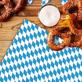 thumbnail of HEKU 1 Stück Papier-Tischdecke Rolle, praktische Festzeltdeko für Wiesn & Bayrische Feste - Flexibel zuschnittbar, stilvoll & umweltfreundlich