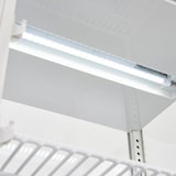 thumbnail of Cleiton® Vitrina Pastelera Expositora Refrigerada Vertical 4 Estantes 1 Puerta Blanca 100 Litros Ventilada | Vitrina Sobremesa Cristal Recto