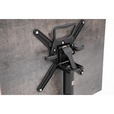 thumbnail of METRO PROFESSIONAL Table pliante MASSINI, aluminium, 60 x 60 cm, plateau de table HPL, aspect pierre, pieds réglables automatiquement, gris