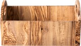 thumbnail of 2x Korb PURE OLIVE, 33,5 x 17,5 x 17,5 cm, Olivenholz