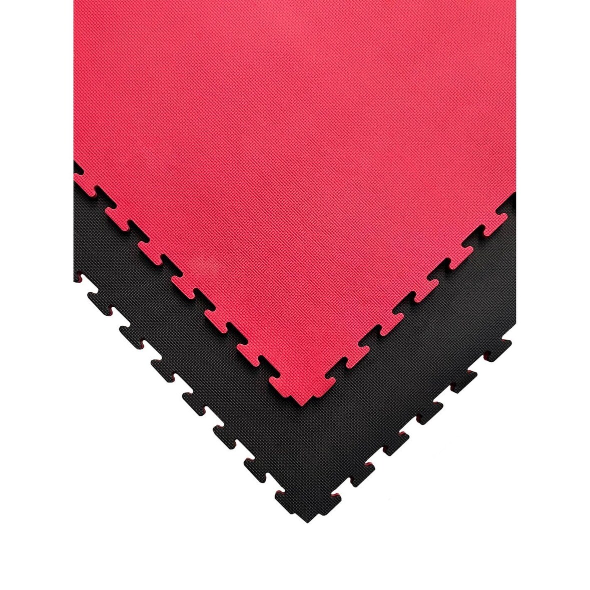Tatami Puzzle | Lote x5 loseta - Rojo/Negro | Esterilla Reversible Antideslizante | Artes Marciales, Judo | Espesor: 20mm -