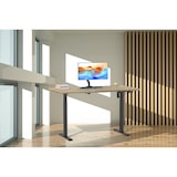 thumbnail of VCM Schreibtisch Lona Schwarz / Sonoma-Eiche H. 71-120 x B. 140 x T. 50 cm