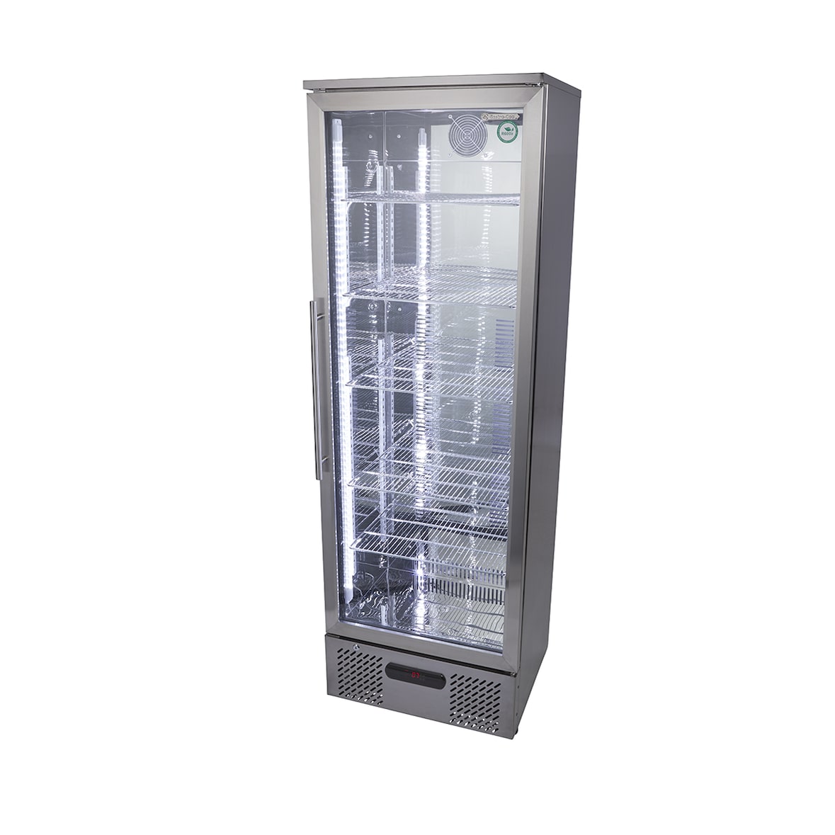 Gastro-Cool - Glazendeur koelkast - RVS - GD300 - 256800