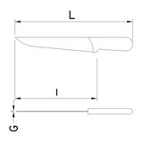 thumbnail of Carnicero Victorinox 160x36x2,5 mm.