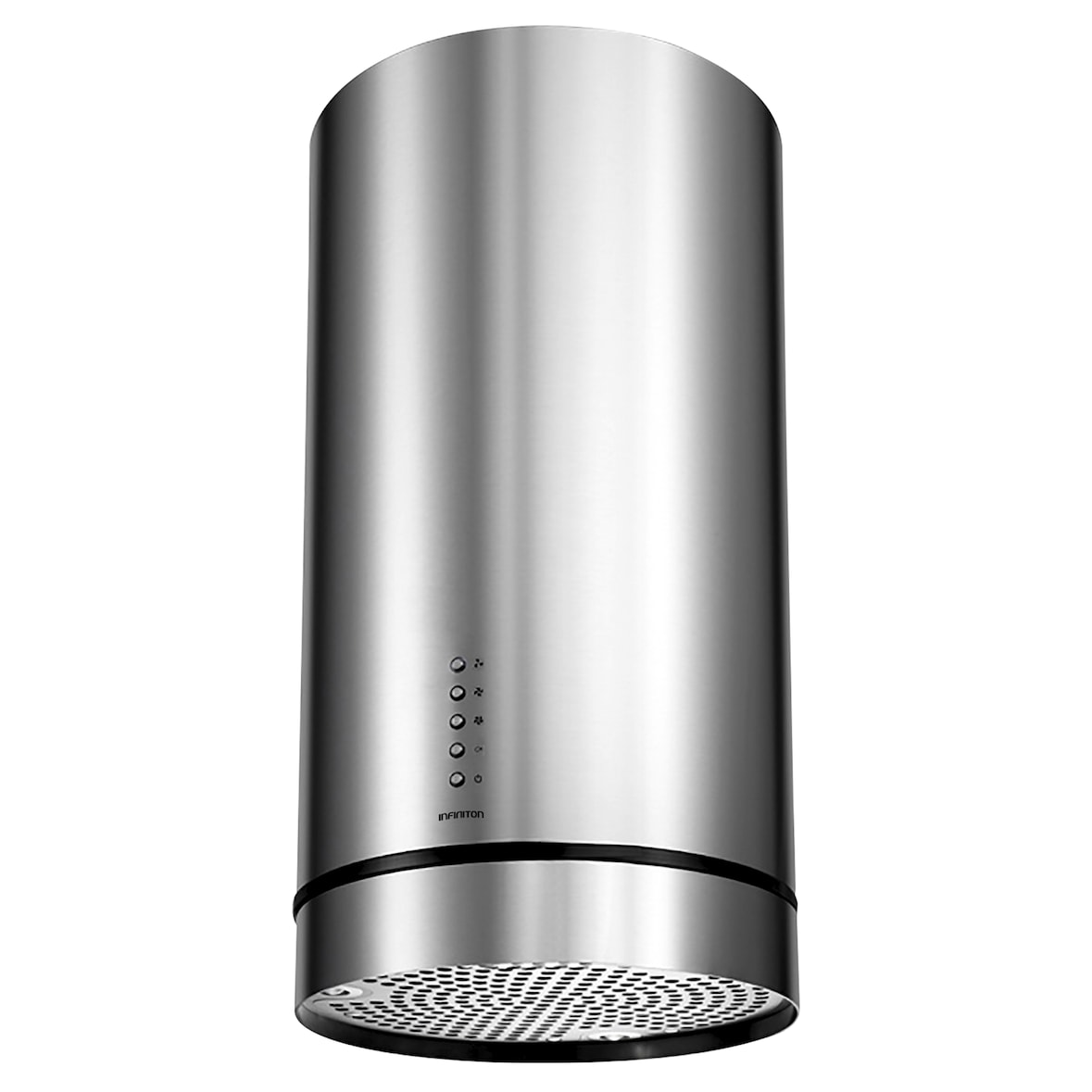 INFINITON Campana Isla CMPY-IST9A, 700 m3/h, Diametro 15 cm, A+, ACERO INOXIDABLE DELUXE