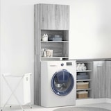 thumbnail of vidaXL Waschmaschinenschrank Grau Sonoma 64x24x190 cm Holzwerkstoff